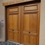 PORTE COCHERE DOUBLE EN CHENE