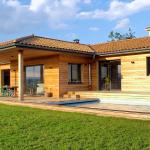 MAISON OSSATURE BOIS/TERRASSE/MENUISERIE
